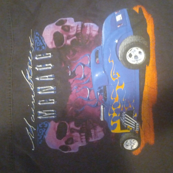 Mens XL Mainstreet menace sleeveless button up a4 - Picture 2 of 5